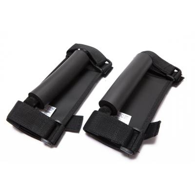 Rugged Ridge - Rugged Ridge 13305.02 Deluxe Grab Handles Black for Jeep CJ & Wrangler