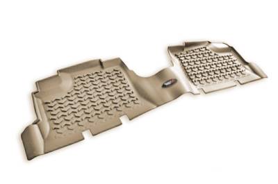 Rugged Ridge - Rugged Ridge 13950.01 Floor Liner Rear Tan for Jeep Wrangler Unlimited