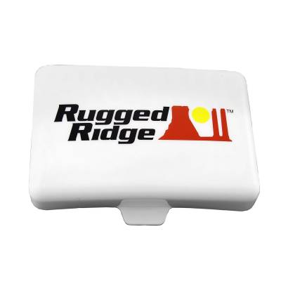 Rugged Ridge - Rugged Ridge 15210.56 5" x 7" Rectangular Off Road Light Cover White