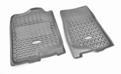 Rugged Ridge - Rugged Ridge TL-84901.01 Front Floor Liners Gray Tread Lightly GM Pickup/SUV