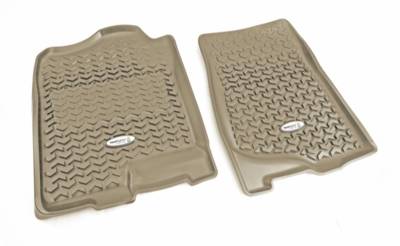 Rugged Ridge - Rugged Ridge TL-83901.01 Front Floor Liners Tan Tread Lightly GM Pickup/SUV