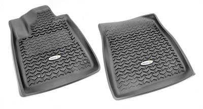 Rugged Ridge - Rugged Ridge TL-82904.21 Front Floor Liners Black for Tundra/Sequoia