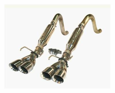 SLP Performance - SLP Performance 31077 LoudMouth Axle-Back Exhaust System for 05-08 Corvette C6