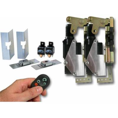 Autoloc - Autoloc AUTBCLGPR Large Power Bear Claw Door Latches w/Remotes