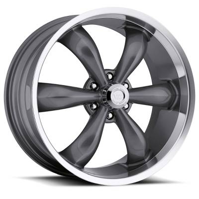 Vision Wheel - Vision Wheels 142-22983GM30 142 Legend 6 22x9.5 6x5.5 30mm Gloss Gray