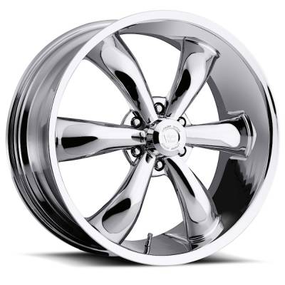 Vision Wheel - Vision Wheels 142-2983C20 142 Legend 6 20x9 6x5.5 20mm Chrome