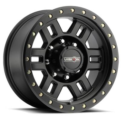 Vision Wheel - Vision Wheels 398 Manx 18x9 8x170 -12mm Black Matte 398-8970MB-12