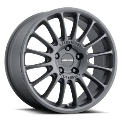 Vision Wheel - Vision Wheels 477 Monaco 17x8 5x100 38mm Black Matte 477-7844SB38