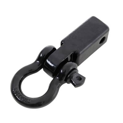 Smittybilt - Smittybilt 29312B 2" Receiver 3/4" D-Ring Black Hitch Mounted