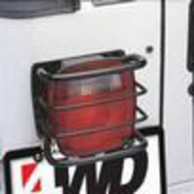 Smittybilt - Smittybilt 8660 Euro Taillight Guard Black for 1976-06 Jeep Wrangler TJ YJ CJ7