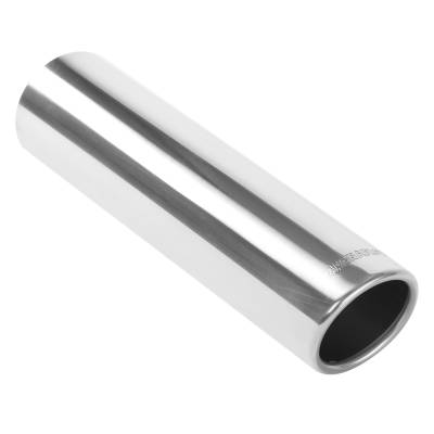 MagnaFlow Exhaust Products - MagnaFlow 35110 Single Polished Exhaust Tip 3" Inlet/3" Outlet