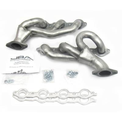 JBA Racing Headers - JBA Headers 1.75" Shorty Stainless Headers-Raw Pontiac G8 1811S