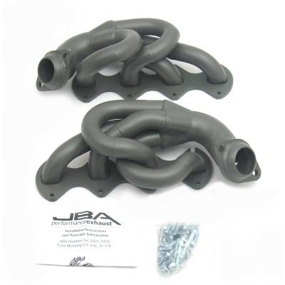 JBA Racing Headers - JBA Headers 1.625" Shorty Stainless Headers-Ceramic Mustang GT 1675SJT