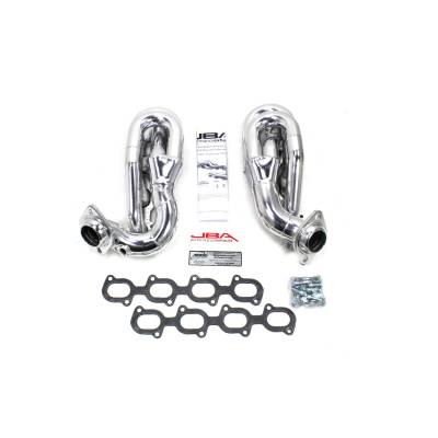 JBA Racing Headers - JBA Headers 1.625" Shorty Stainless Headers-Ceramic Mustang GT500 1695SJS