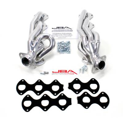 JBA Racing Headers - JBA Headers 1.5" Shorty Stainless Headers-Silver Ceramic Ford 6.8L 1670SJS