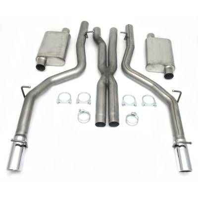 JBA Racing Headers - JBA Headers Split Rear 3" Cat-Back Exhaust System for 300/Charger 40-1601