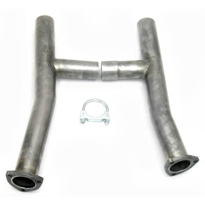 JBA Racing Headers - JBA Headers 6651SH 2.5" Exhaust H-Pipe-409 Stainless Steel for 65-70 Mustang SBF
