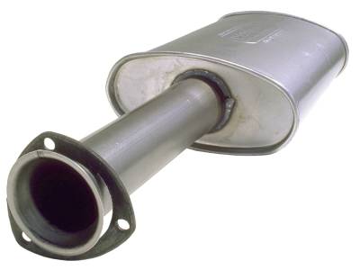 Hedman Hedders - Hedman 25662 14" x 10" Gasket-Style Header Muffler for 2.5" Exhaust