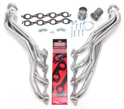 Hedman Hedders - Hedman 69456 Silver Long-Tube Headers for 88-95 GM 2WD 2500-3500 7.4L Trucks