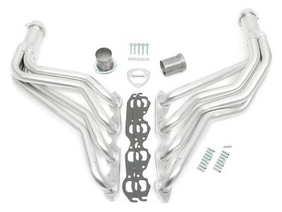 Hedman Hedders - Hedman 69820 HD SILVER LONG-TUBE HEADERS for 67-91 GM TRUCK-SUV w/396-502
