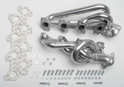 Hedman Hedders - Hedman Hedders 79576 Short E.O. Headers for 00-02 Dodge 2WD/4WD Trucks w/4.7L