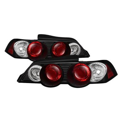 Spyder Auto - Spyder Auto 5000330 Black/Clear Euro Style Taillights for 02-04 Acura RSX