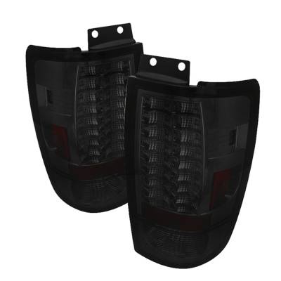 Spyder Auto - Spyder Auto 5002891 Chrome/Smoked LED Taillights for 97-02 Ford Expedition