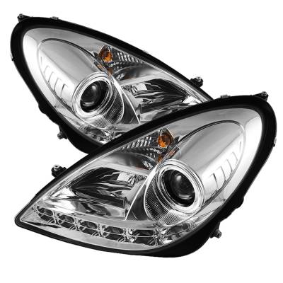 Spyder Auto - Spyder Auto 5014993 Projector Style Headlights Chrome/Clear