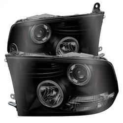 Spyder Auto - Spyder Auto 5078407 LED Halo Projector Headlights Black/Smoked