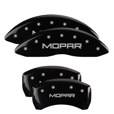 MGP Caliper Covers - MGP Front/Rear Caliper Covers Gloss Black for Challenger/Charger 12181SMOPBK