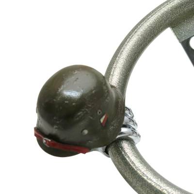 American Shifter Company - American Shifter ASCBN00023 German WII Helmet Suicide Brody Knob