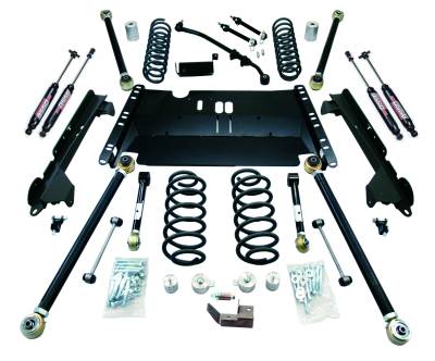 TeraFlex - TeraFlex 1249482 4" Enduro LCG Long Arm Suspension Lift Kit for Jeep Wrangler LJ