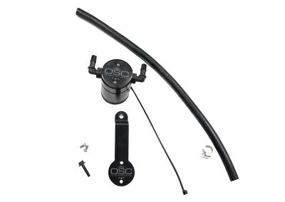 J&L Oil Separator Co - J&L Oil Separator 3.0 Passenger Side Mounted Oil Separator Black 3102P-B