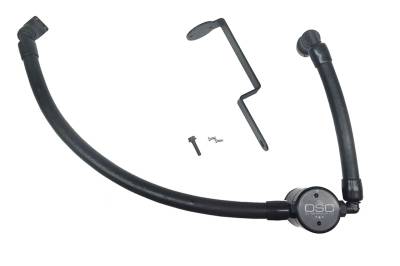 J&L Oil Separator Co - J&L Oil Separator 3.0 Passenger Side Mounted Oil Separator Black 3034P-B