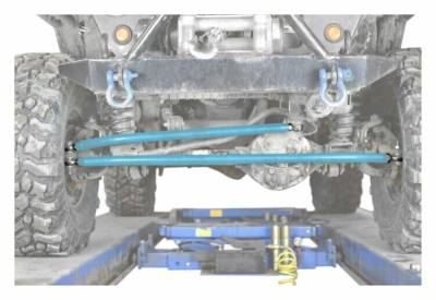 Steinjager - Steinjager Extended Crossover Steering Kit-PB Blue for Wrangler TJ J0053717