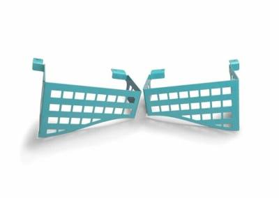 Steinjager - Steinjager Wheel Well Storage Baskets Blue for Jeep JK 4DR J0053797