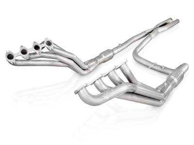 Stainless Works - Stainless Works 08F150HCAT Ford F150 Headers 2004-08 Headers Catted X-Pipe