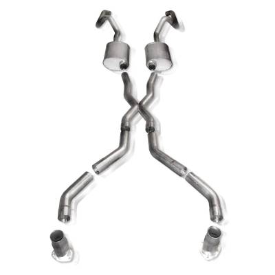 Stainless Works - Stainless Works CA676925CSAR 2.5" Exhaust X-Pipe 67-69 Chevy Camaro