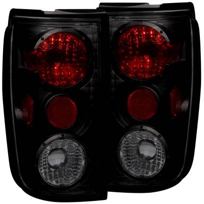 Anzo USA - Anzo USA Chrome Euro Smoked Lens Taillight Set Ford Expedition 221184