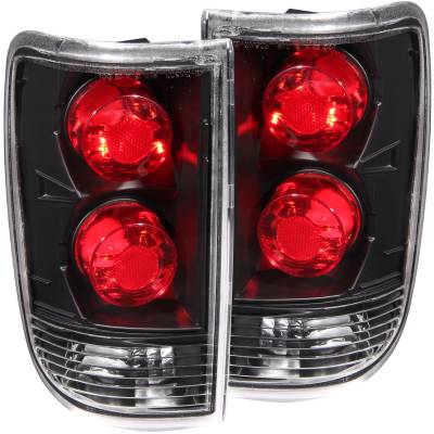Anzo USA - Anzo USA 221173 Chrome Smoked Lens Taillight Set for 95-05 Blazer/Jimmy S-Series