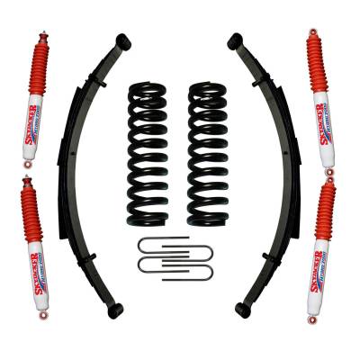 Skyjacker - Skyjacker 174BKS-H 4" Lift Kit w/Hydro Shocks & Leaf Springs for 78-79 Bronco