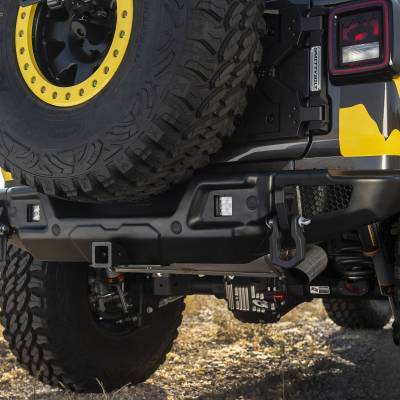 Smittybilt - Smittybilt 77732 Jack Mount Rear Bumper for 18-25 Jeep Wrangler JL 2/4 Door
