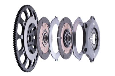 Advanced Clutch - Advanced Clutch T1RR-H04 ACT Twin Disc Sintered Iron Race Clutch Kit