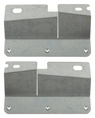 Gatorback - Gatorback 12" Rear Mud Flap Brackets-Silver Silverado/Sierra GB755008