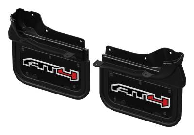 Gatorback - Gatorback 12" Front Mud Flaps Set Black Sierra HD GCR200F-AT4W