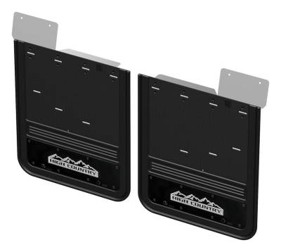 Gatorback - Gatorback 21" Rear Dually Black Mud Flaps Silverado 3500 GCR204R-HCW