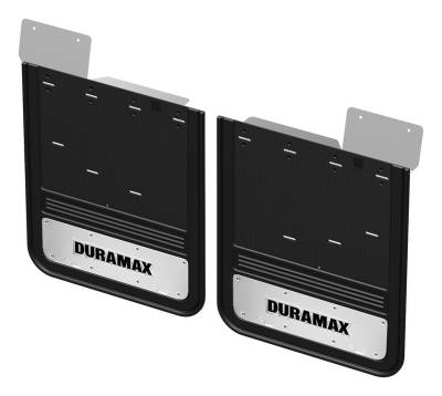 Gatorback - Gatorback 21" Rear Dually Black Mud Flaps Silverado/Sierra 3500 GCR204R-DX2