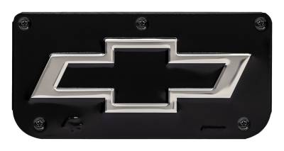 Gatorback - Gatorback Replacement 12" Mud Flap Plate Black Bowtie Logo GB755715BT-FULL