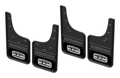 Gatorback - Gatorback 12" Black Front/Rear Mud Flap Set for Ram 1500 GCR34K-LW