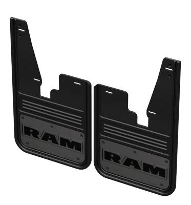 Gatorback - Gatorback 12" Black Front Mud Flaps for Ram Pickups GCR32F-GMRT